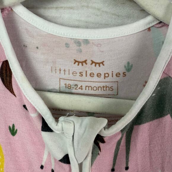 little sleepies pink farm convertible‎ zippy 18-24M - Picture 3 of 5